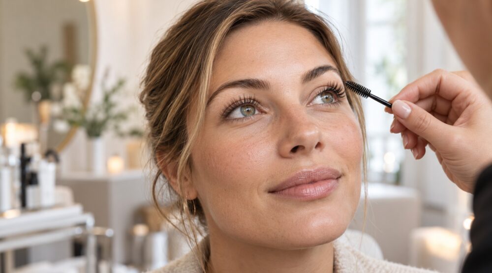 Naturlig elegance og strålende blik med professionel vippepleje